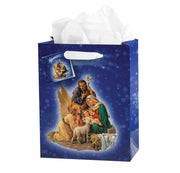 Nativity Large Gift Bag W/Tissue (Large) - Unique Catholic Gifts