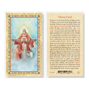 Nicene Creed Holy Card Hot Gold Stamped Laminated Holy Card (Plastic Covered) - Unique Catholic Gifts