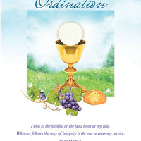 God Bless You On Your Ordination Greeting Card - Unique Catholic Gifts