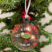 Oh Come Let us Adore Him Ornament 3" - Unique Catholic Gifts