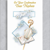 On Your Confirmation Dear Nephew Greeting Card - Unique Catholic Gifts
