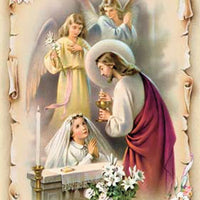 On Your First Communion Greeting Card-Girl - Unique Catholic Gifts