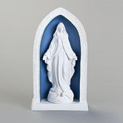 Our Lady of Grace Cathedral Della Robia Arch Statue 10 1/4" - Unique Catholic Gifts