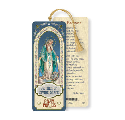 Our Lady of Grace Tasseled Bookmark - Unique Catholic Gifts