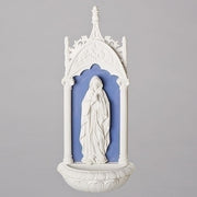 Our Lady of Lourdes Holy Water Font - Unique Catholic Gifts
