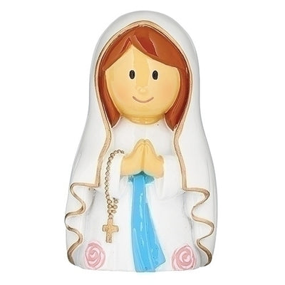 Our Lady of Lourdes Little Patron Figure 3 1/4