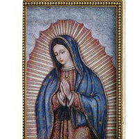 Our Lady Of Guadalupe 6" Holy Water Font - Unique Catholic Gifts