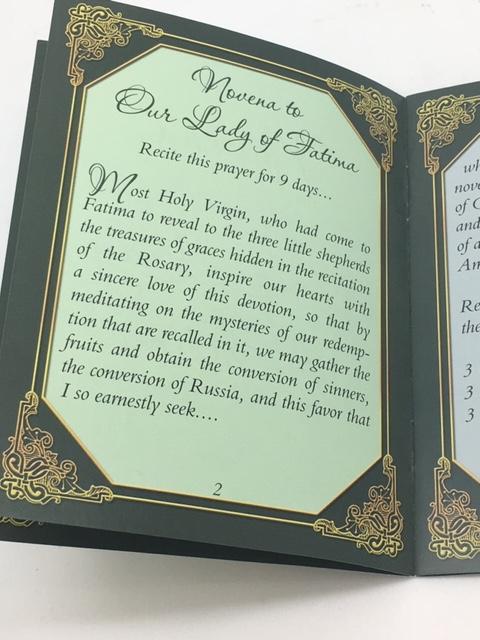 Novena to Our Lady of Fatima - Unique Catholic Gifts