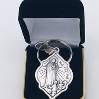 Our Lady of Fatima Keychain - Unique Catholic Gifts