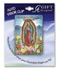 Our Lady of Guadalupe Art Metal Auto Clip Visor - Unique Catholic Gifts