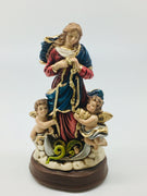 Our Lady of Undoer of Knots Hand Painted Statue (5") - Unique Catholic Gifts