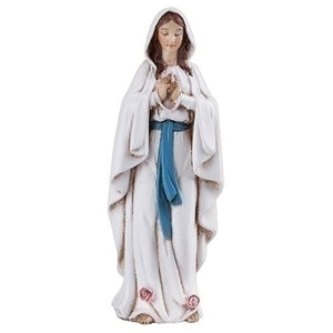 Our Lady of Lourdes Statue 4" - Unique Catholic Gifts