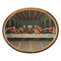 Oval Picture Last Supper - 17 Inch - Unique Catholic Gifts