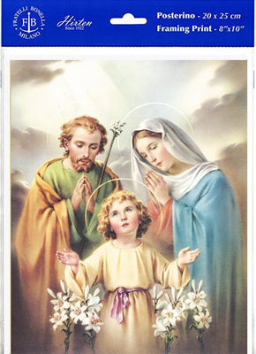 Holy Family Print 8 x 10