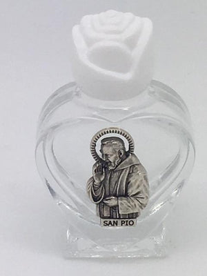 St.Padre Pio Glass Holy Water Bottle 2
