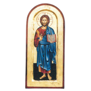 Pantocrator (Christ the Teacher) - Arched Gold Leaf - Unique Catholic Gifts