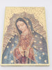 Placa de Mosaico de Lámina de Oro de Nuestra Señora de Guadalupe (4"x 6") - Unique Catholic Gifts