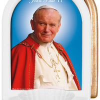 Pope John Paul II Sainthood Holy Water Font - Unique Catholic Gifts