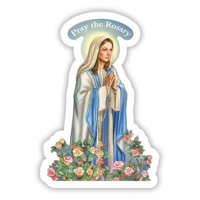 Pray The Rosary Auto Magnet - Unique Catholic Gifts