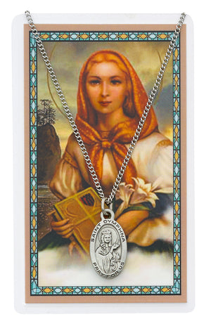St. Dymphna Prayer Card Set - Unique Catholic Gifts