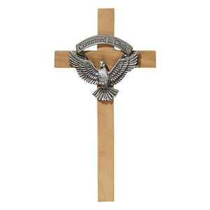 6" Wood Cross - Confirmation - Unique Catholic Gifts