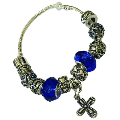 Royal Blue Toggle Bracelet - Unique Catholic Gifts
