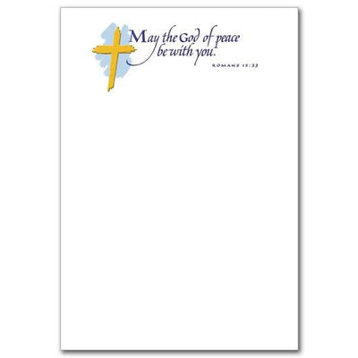 May the God of Peace Be with You Stationery (6 1/4