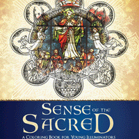 Sense of the Sacred A Coloring Book for Young Illuminators Dominic De Souza - Unique Catholic Gifts