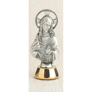 Sacred Heart Mini Statue Adhesive Bottom. 3" - Unique Catholic Gifts
