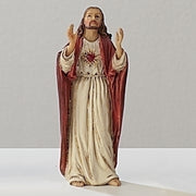 Sacred Heart of Jesus Figurine Statue 4" - Unique Catholic Gifts