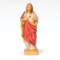 Sacred Heart of Jesus Fontanini Statue  6 1/2" - Unique Catholic Gifts