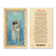 Safely Home Holy Card Hot Gold Stamped Laminated Holy Card (Plastic Covered) - Unique Catholic Gifts