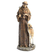 Prayer Inscribed Saint Francis Statue 12" - Unique Catholic Gifts