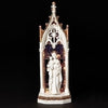 Saint Joseph Cathedral Arch and LED Mosaic Window Statue (11 3/4") - Unique Catholic Gifts