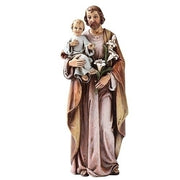 Saint Joseph with Jesus and Lillis Statue 6.25" - Unique Catholic Gifts