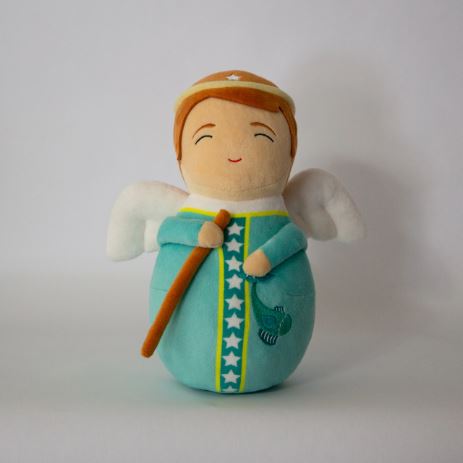 Saint Raphael Plush Doll 10" - Unique Catholic Gifts