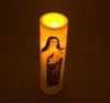 Saint Therese of Lisieux LED Candle with Timer - Unique Catholic Gifts