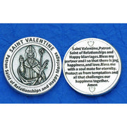 Saint Valentine Italian Pocket Token Coin - Unique Catholic Gifts