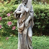 Saint Joseph the Worker Garden Statue (35- 3/4"") - Unique Catholic Gifts