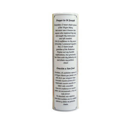 St. Joseph LED Candle with Timer - Unique Catholic Gifts