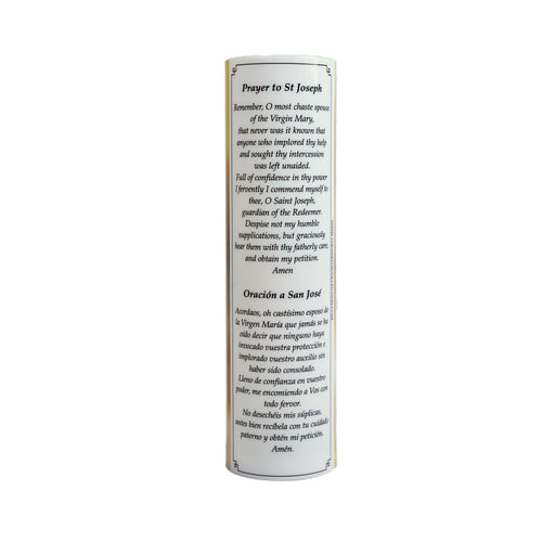 St. Joseph LED Candle with Timer - Unique Catholic Gifts