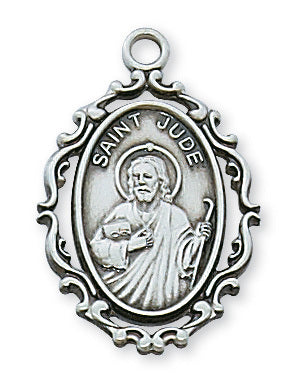 Saint Jude Sterling Silver Medal  1