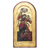 Saint Michael the Archangel - Arched Gold Leaf - Unique Catholic Gifts