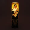 Saint Rita of Cascia LED Candle with Timer - Unique Catholic Gifts