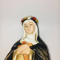 Saint Rose of Lima Statue  (9") - Unique Catholic Gifts