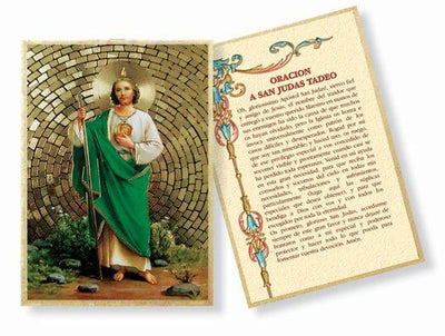San Judas Tadeo Placa de Mosaico de Lámina de Oro  (4