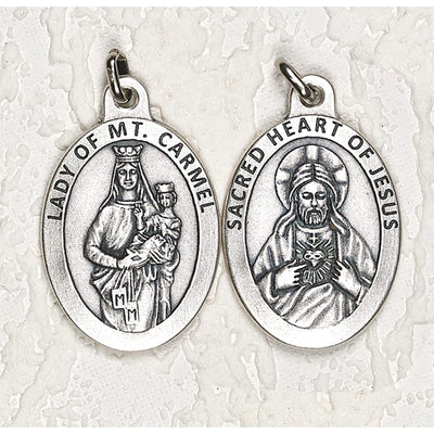 Scapular Double Sided Medal  1 1/2