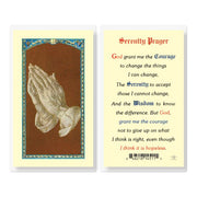 Serenity Prayer with Long Version Holy Card - Unique Catholic Gifts