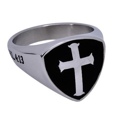 Shield Cross Ring, 
