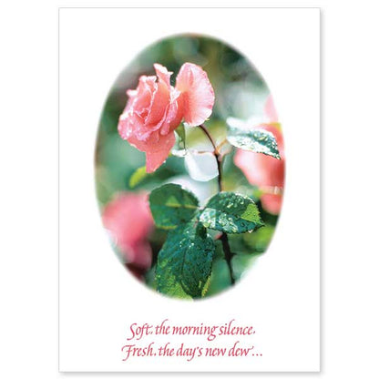 Soft, the Morning Silence... Mother’s Day Greeting Card - Unique Catholic Gifts